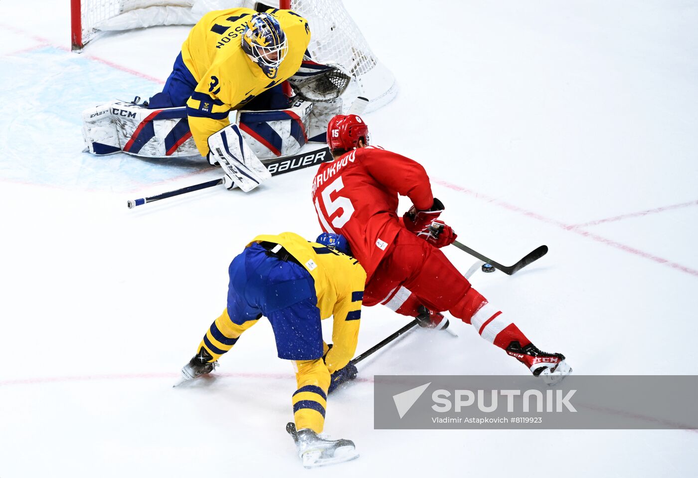 China Olympics 2022 Ice Hockey Men ROC - Sweden