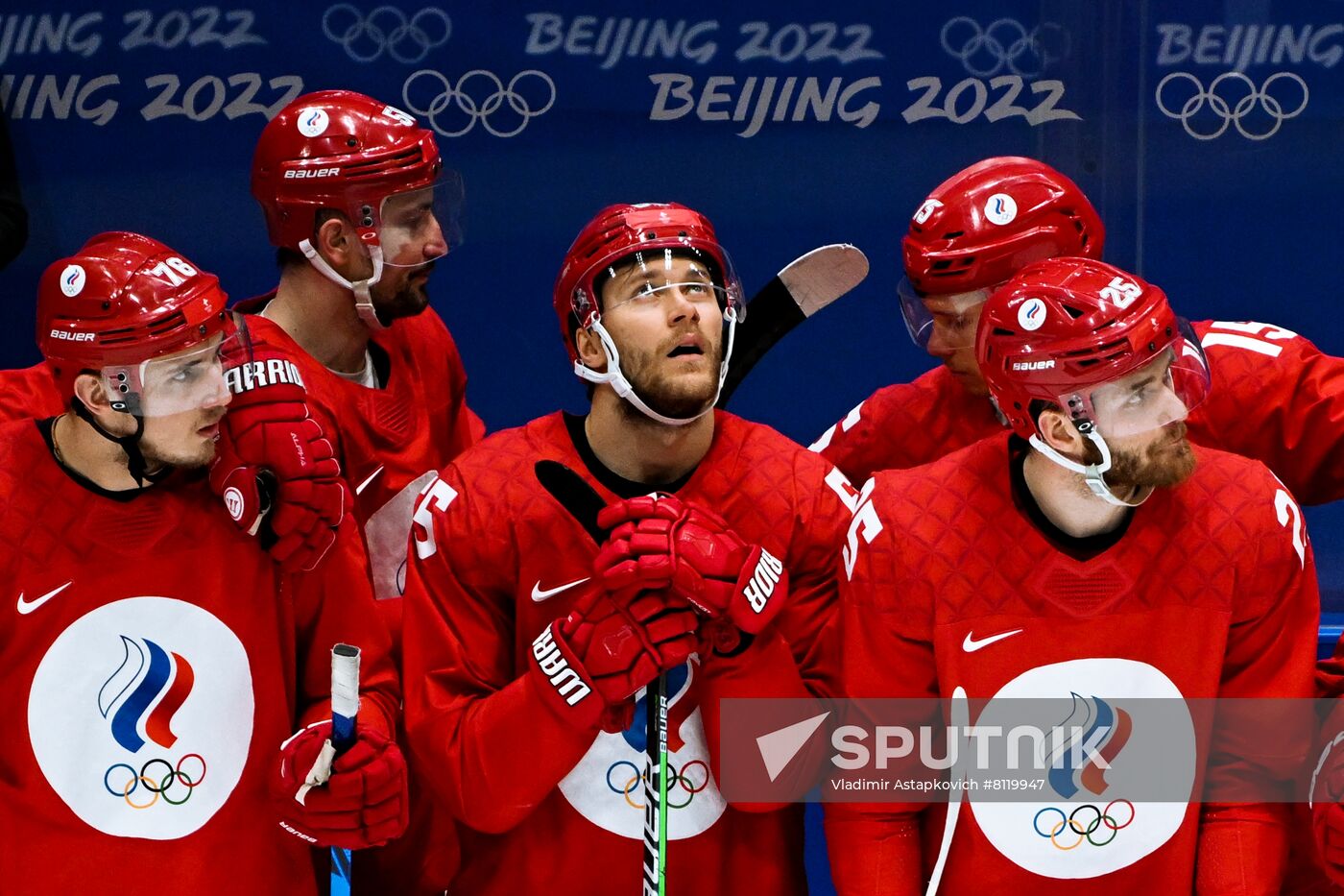 China Olympics 2022 Ice Hockey Men ROC - Sweden