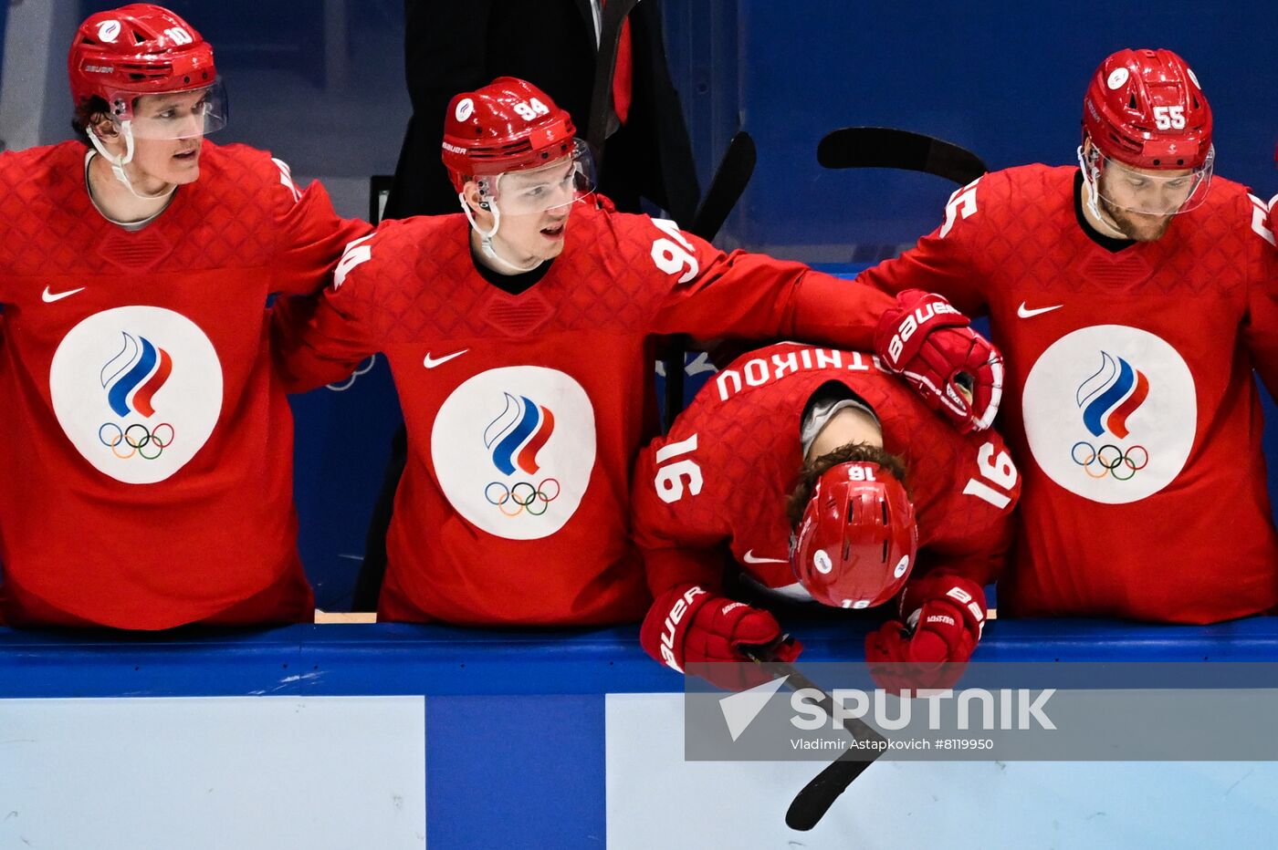 China Olympics 2022 Ice Hockey Men ROC - Sweden