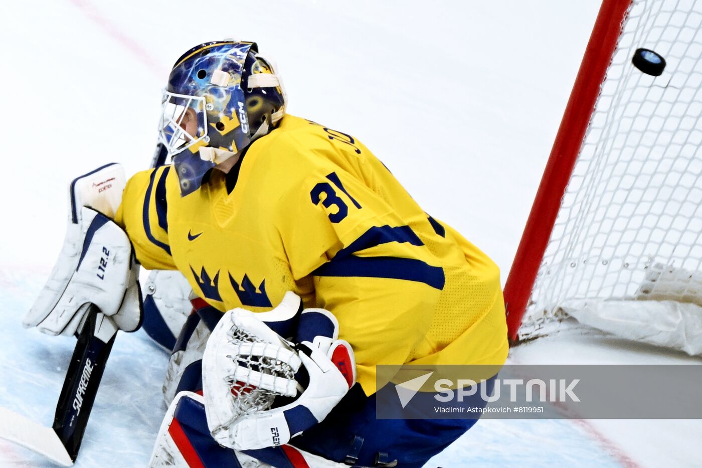 China Olympics 2022 Ice Hockey Men ROC - Sweden