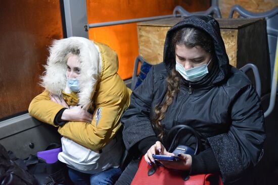 Ukraine Donetsk Evacuation