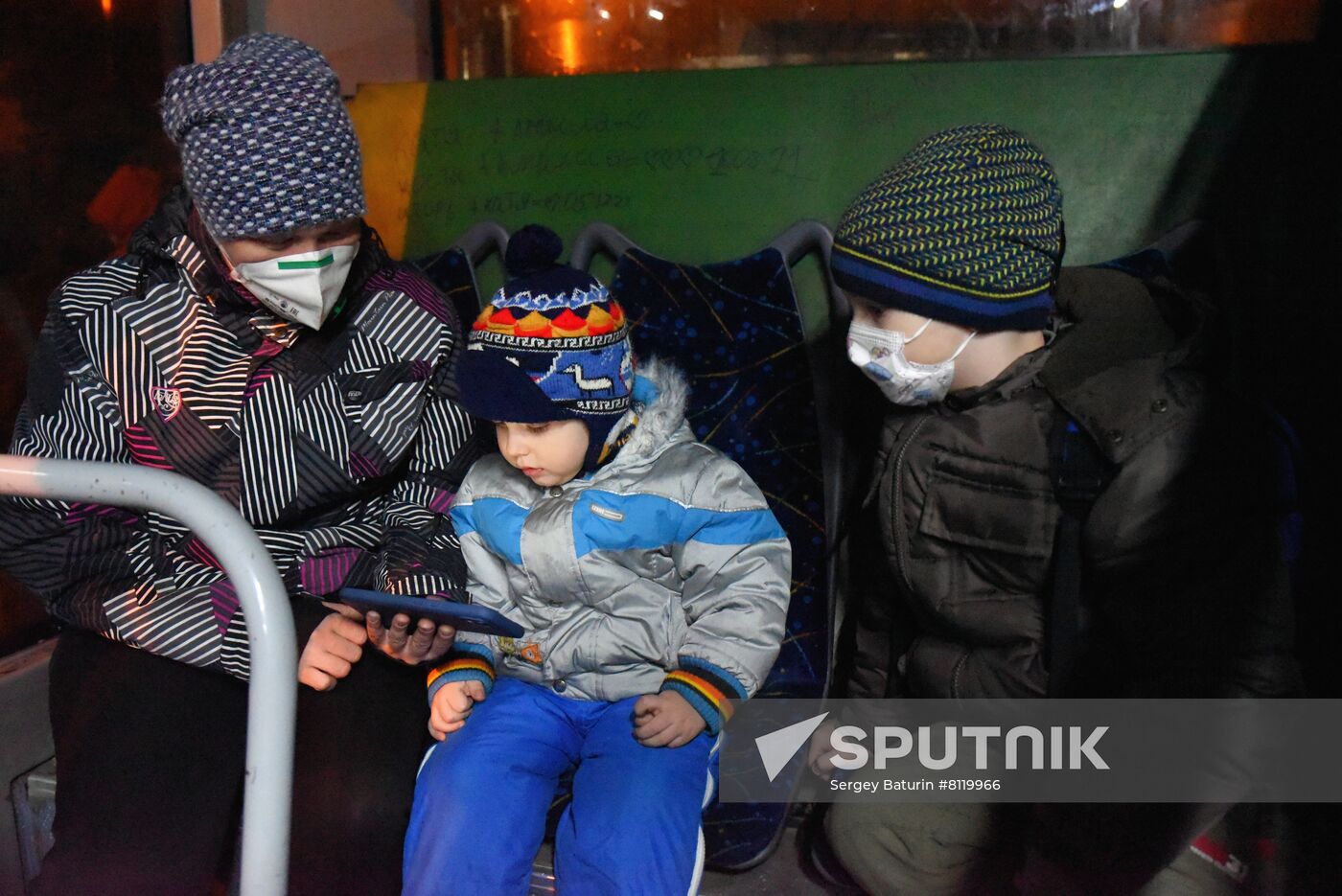 Ukraine Donetsk Evacuation