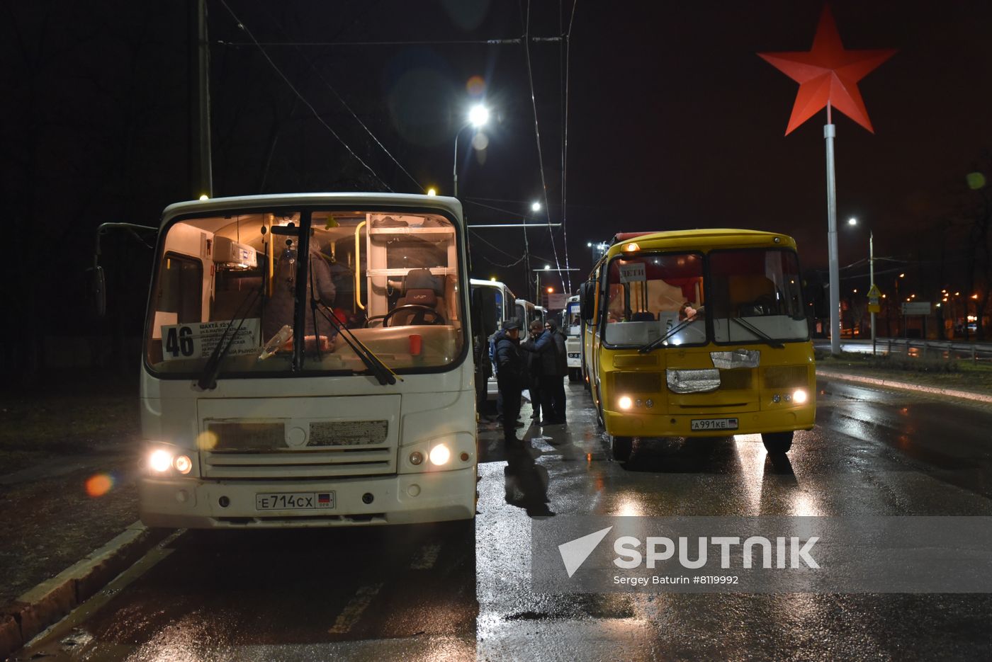 Ukraine Donetsk Evacuation