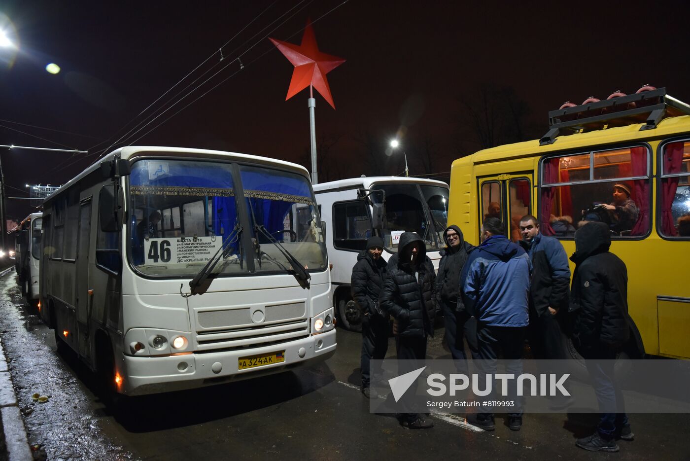 Ukraine Donetsk Evacuation