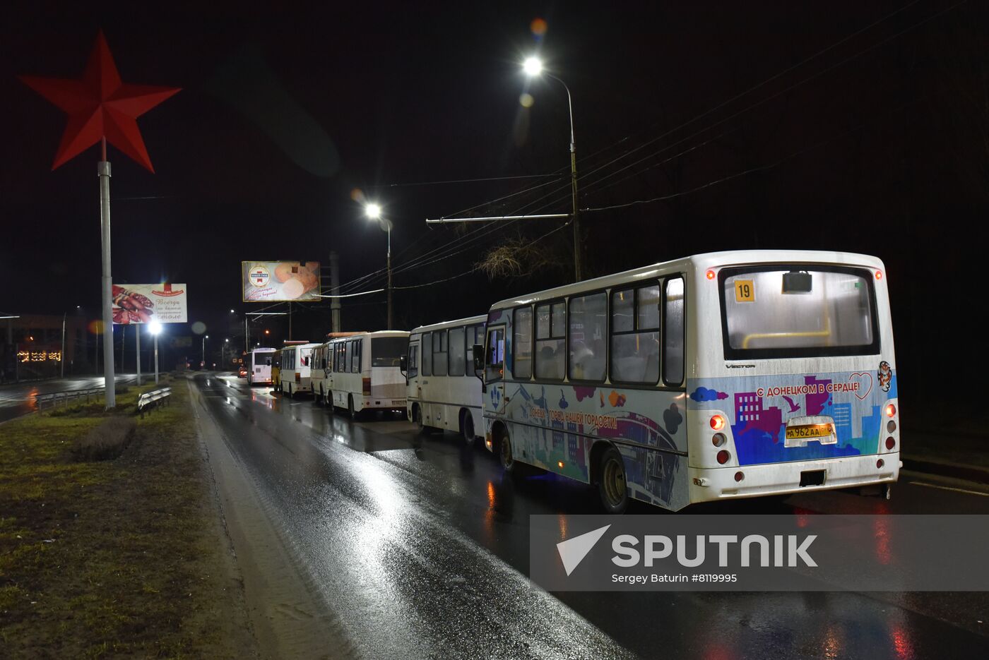 Ukraine Donetsk Evacuation