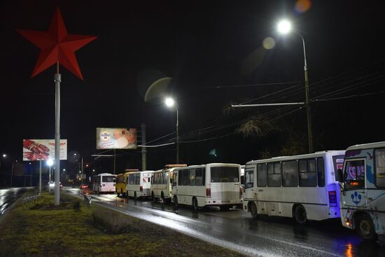 Ukraine Donetsk Evacuation