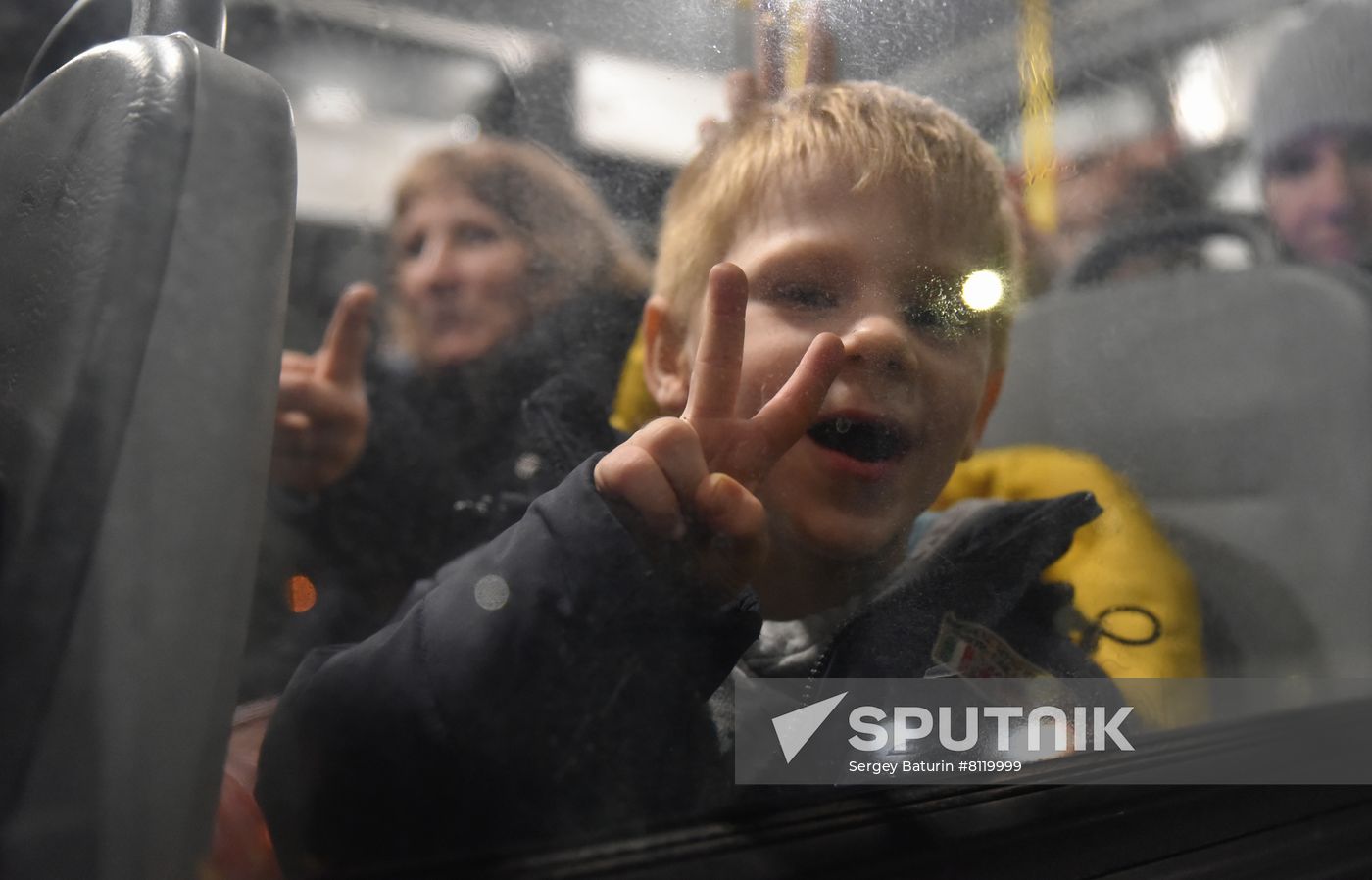 Ukraine Donetsk Evacuation