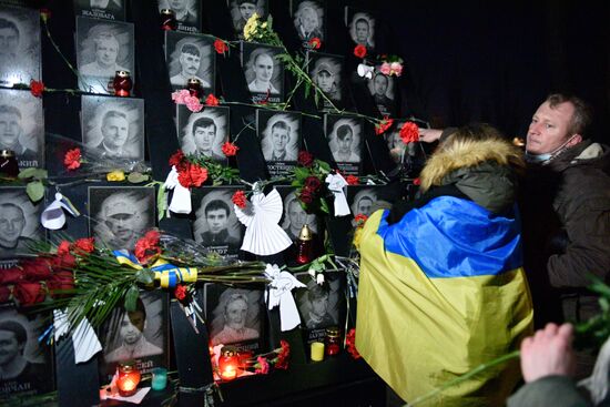 Ukraine Heavenly Hundred Commemoration