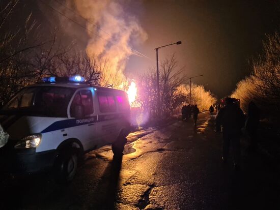 Ukraine LPR Explosion