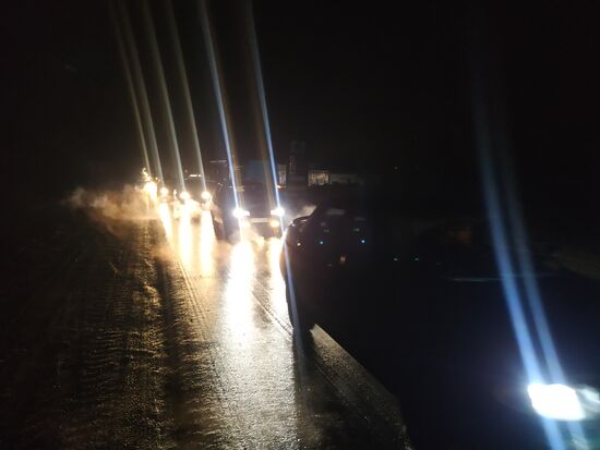 Ukraine Donetsk Evacuation