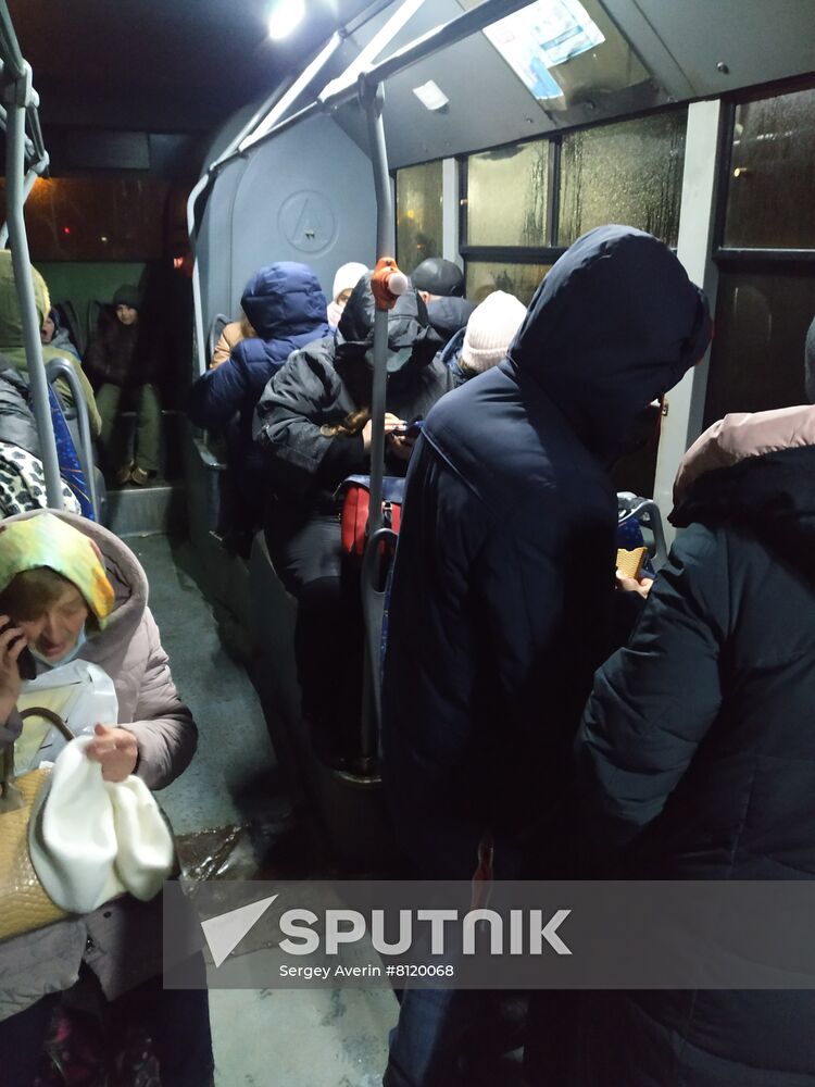 Ukraine Donetsk Evacuation