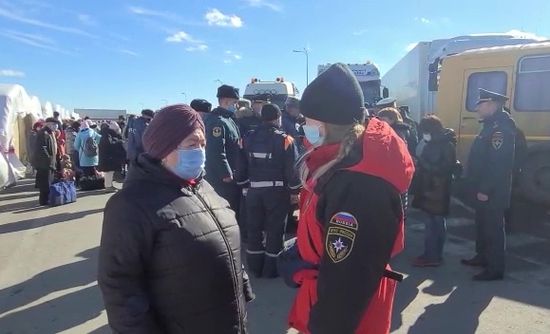 Russia Ukraine DPR Tension Refugees