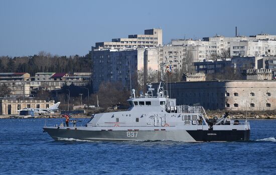 Russia Naval Military Drills