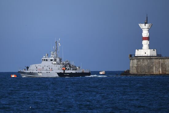 Russia Naval Military Drills