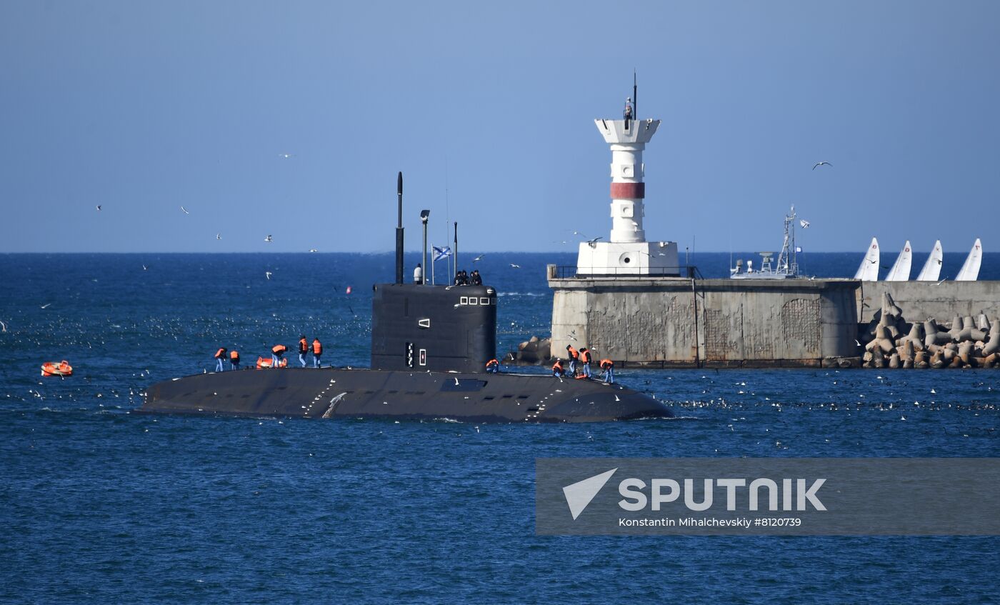 Russia Naval Military Drills