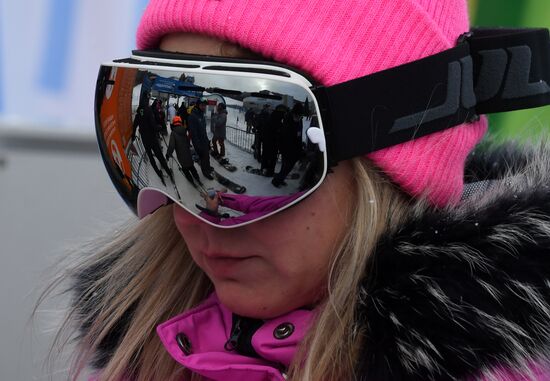Russia Olympic Supporters Flashmob