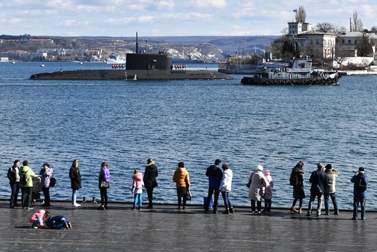 Russia Naval Military Drills