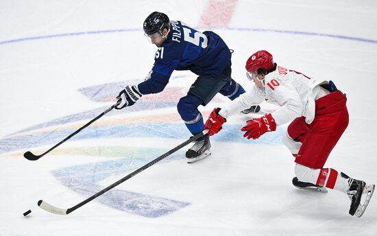 China Olympics 2022 Ice Hockey Finland - ROC