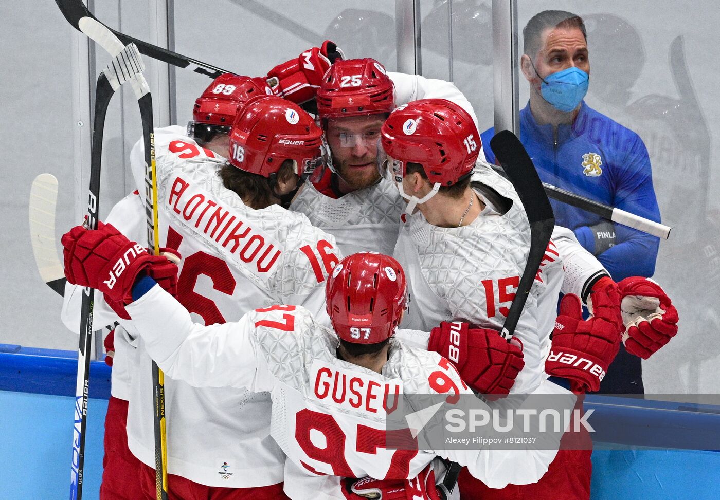 China Olympics 2022 Ice Hockey Finland - ROC