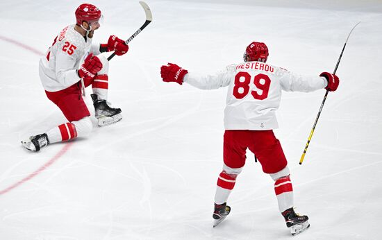 China Olympics 2022 Ice Hockey Finland - ROC