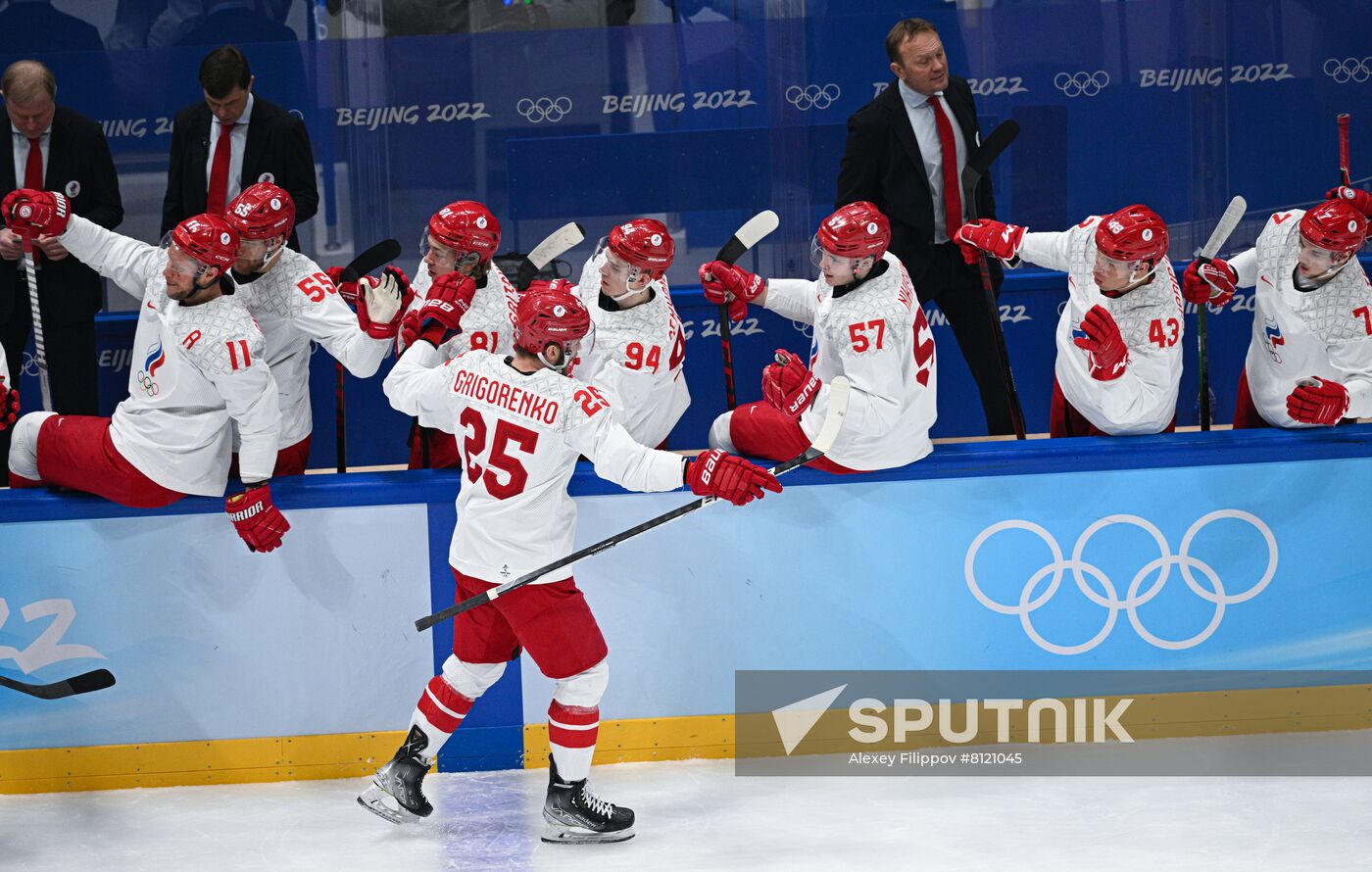 China Olympics 2022 Ice Hockey Finland - ROC