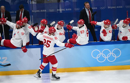 China Olympics 2022 Ice Hockey Finland - ROC
