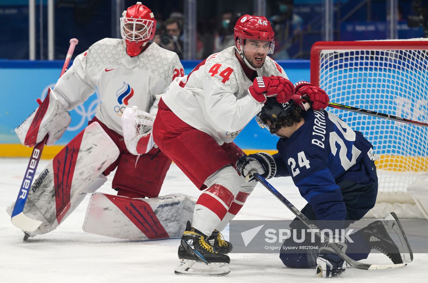 China Olympics 2022 Ice Hockey Finland - ROC