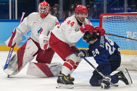 China Olympics 2022 Ice Hockey Finland - ROC