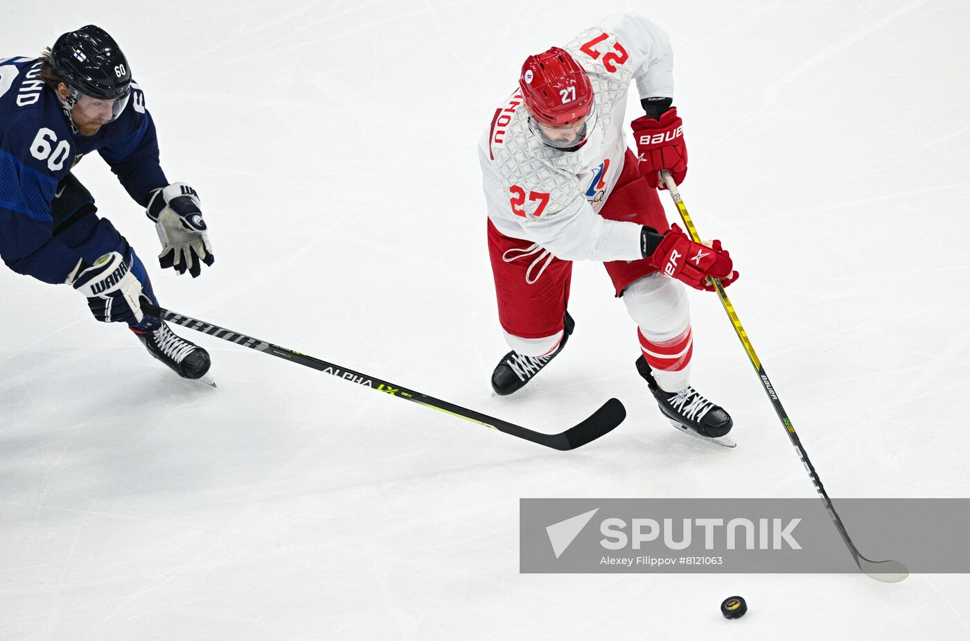 China Olympics 2022 Ice Hockey Finland - ROC