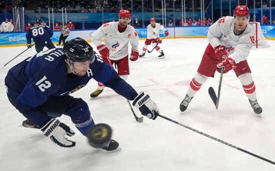 China Olympics 2022 Ice Hockey Finland - ROC