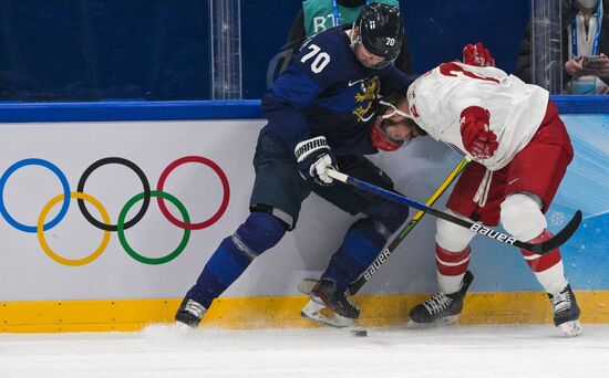 China Olympics 2022 Ice Hockey Finland - ROC