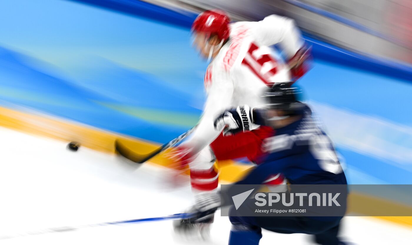 China Olympics 2022 Ice Hockey Finland - ROC