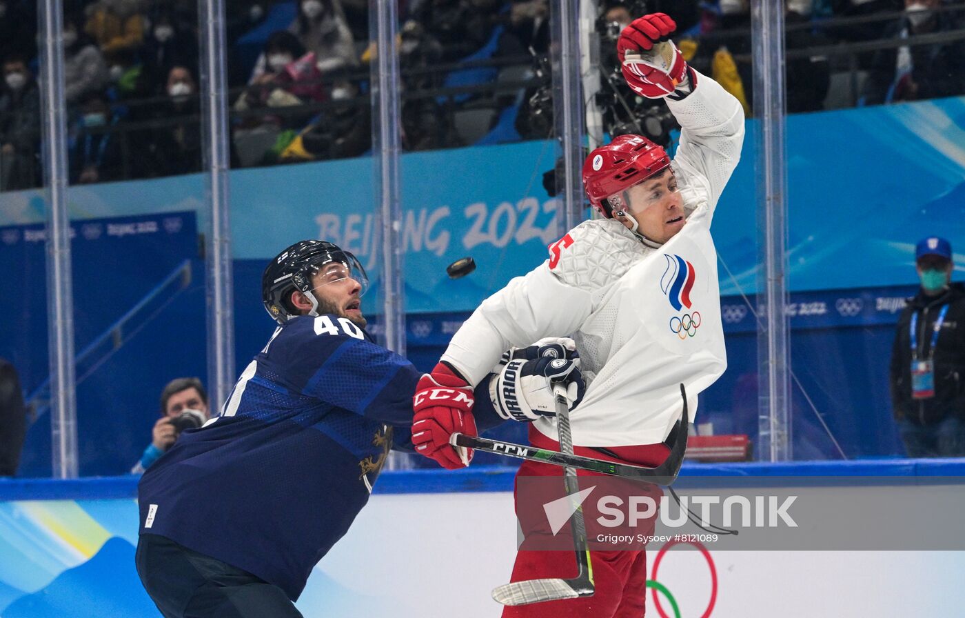 China Olympics 2022 Ice Hockey Finland - ROC