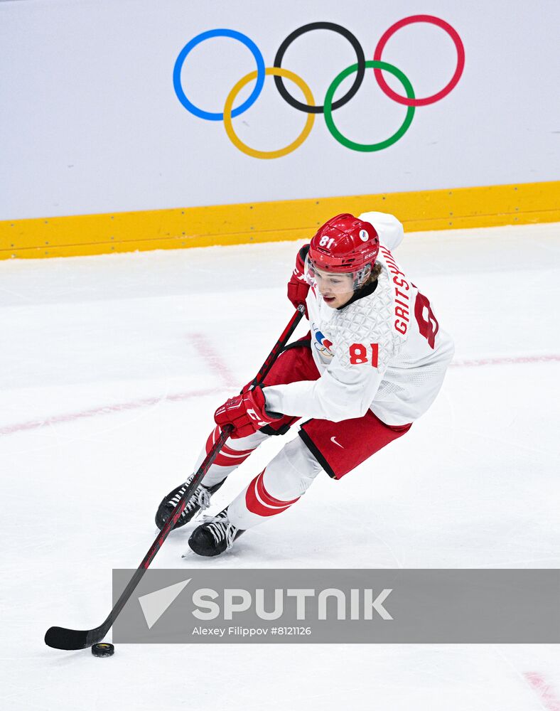 China Olympics 2022 Ice Hockey Finland - ROC