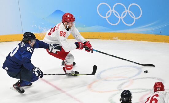 China Olympics 2022 Ice Hockey Finland - ROC