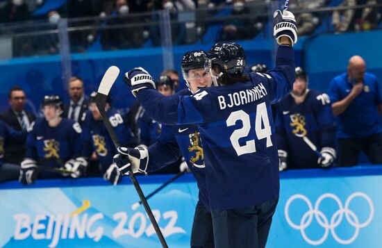 China Olympics 2022 Ice Hockey Finland - ROC