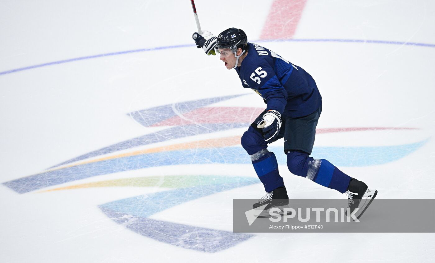 China Olympics 2022 Ice Hockey Finland - ROC