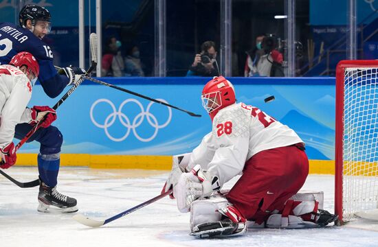 China Olympics 2022 Ice Hockey Finland - ROC