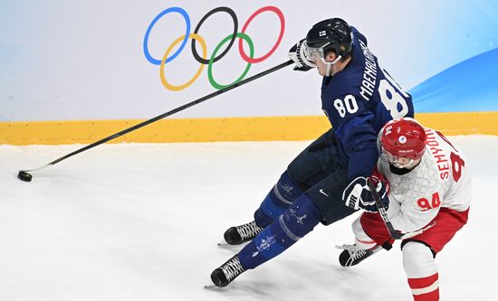 China Olympics 2022 Ice Hockey Finland - ROC