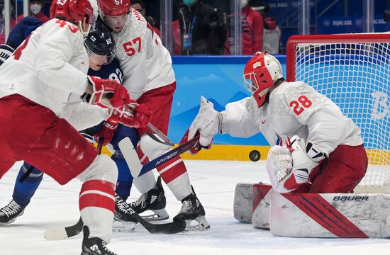 China Olympics 2022 Ice Hockey Finland - ROC