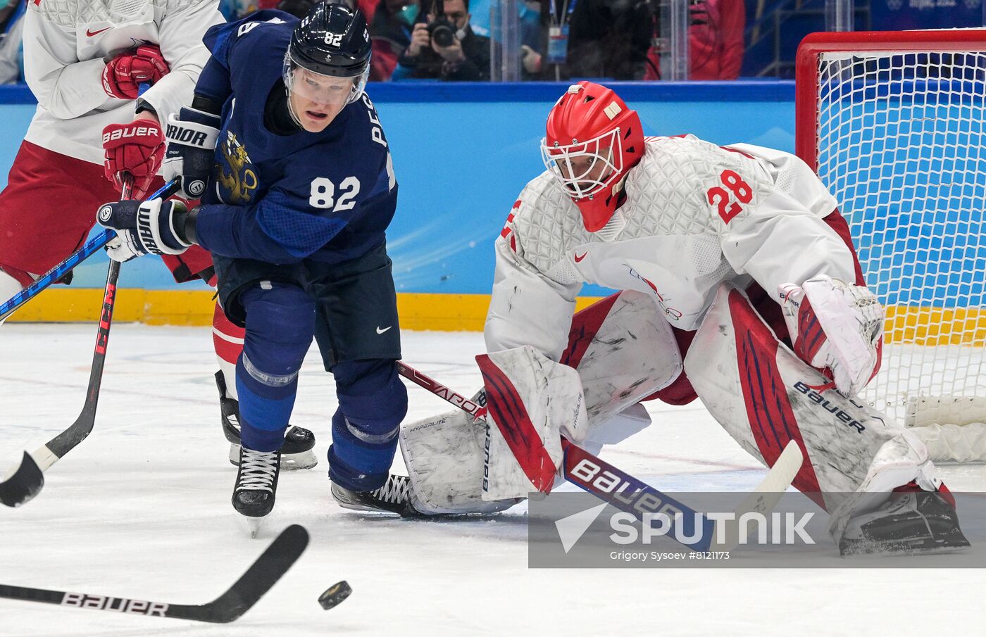 China Olympics 2022 Ice Hockey Finland - ROC