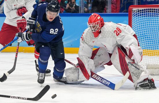 China Olympics 2022 Ice Hockey Finland - ROC