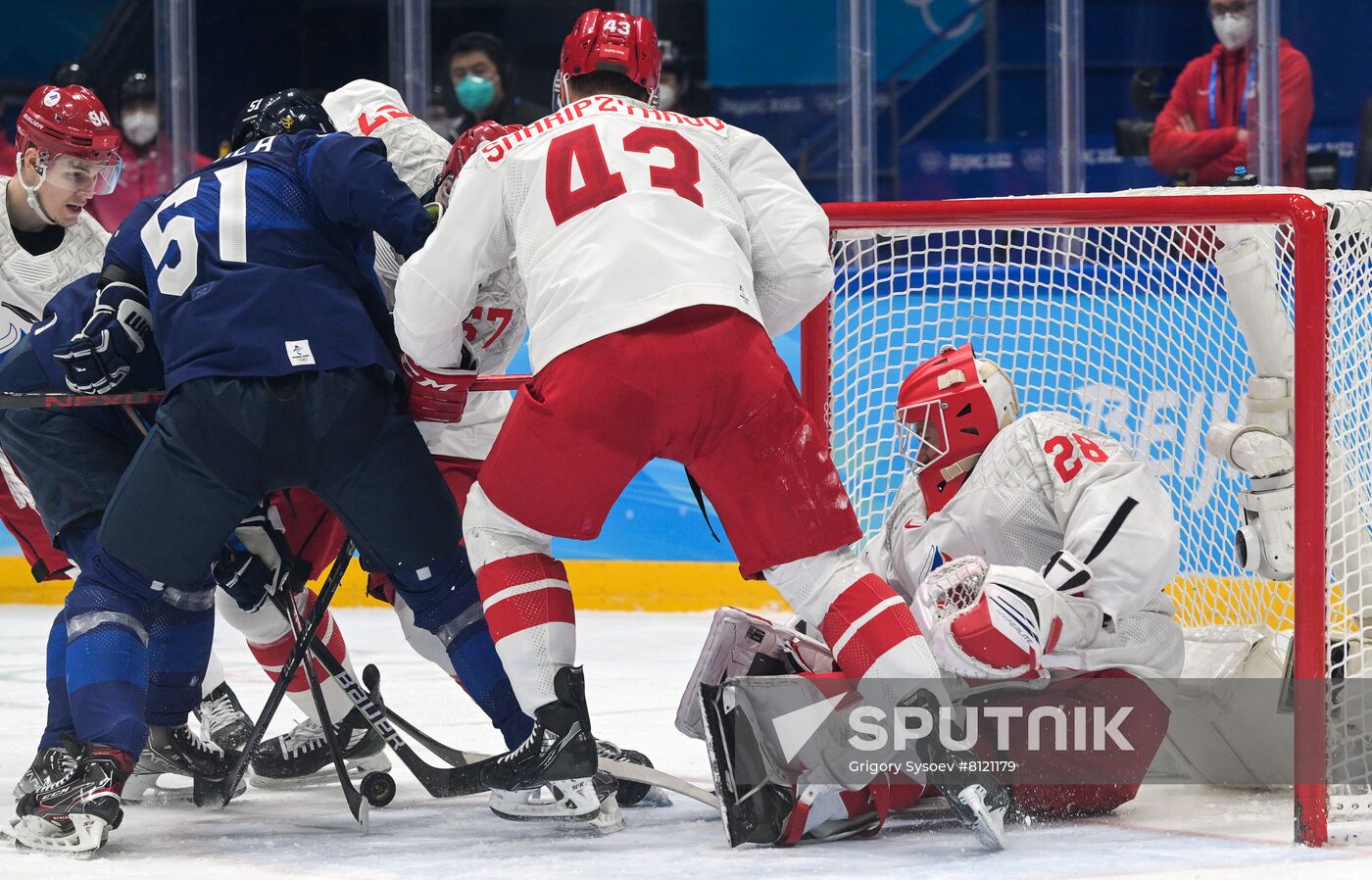 China Olympics 2022 Ice Hockey Finland - ROC