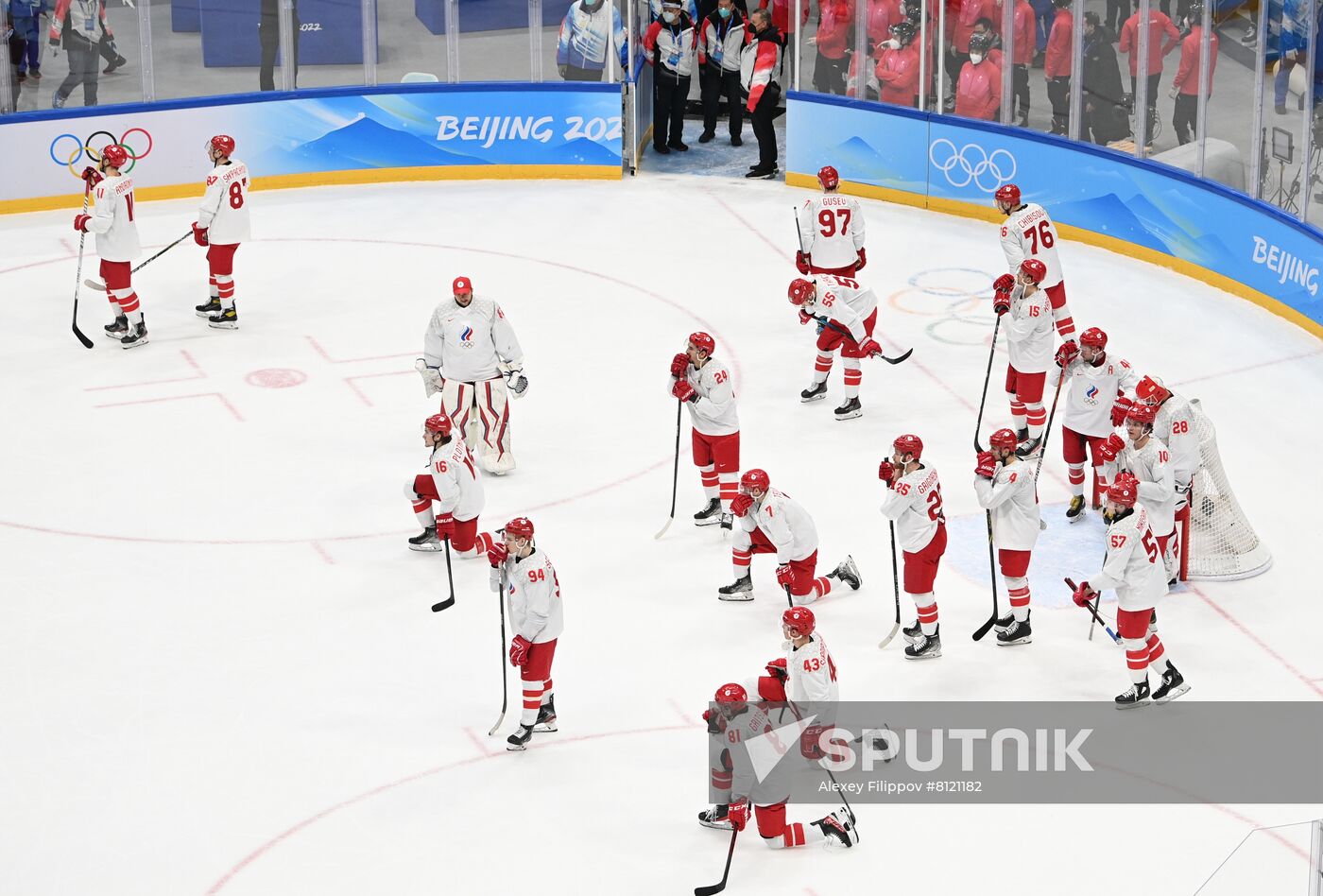 China Olympics 2022 Ice Hockey Finland - ROC