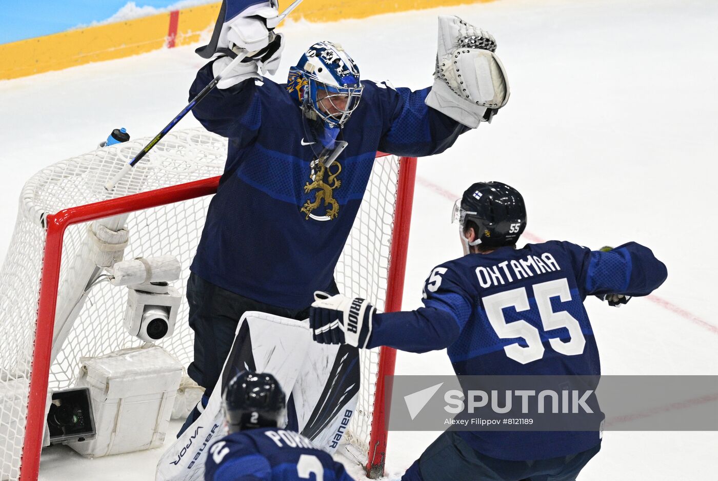 China Olympics 2022 Ice Hockey Finland - ROC