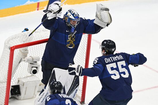 China Olympics 2022 Ice Hockey Finland - ROC