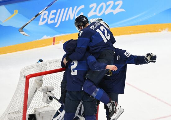 China Olympics 2022 Ice Hockey Finland - ROC