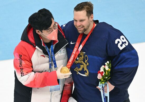 China Olympics 2022 Ice Hockey Finland - ROC