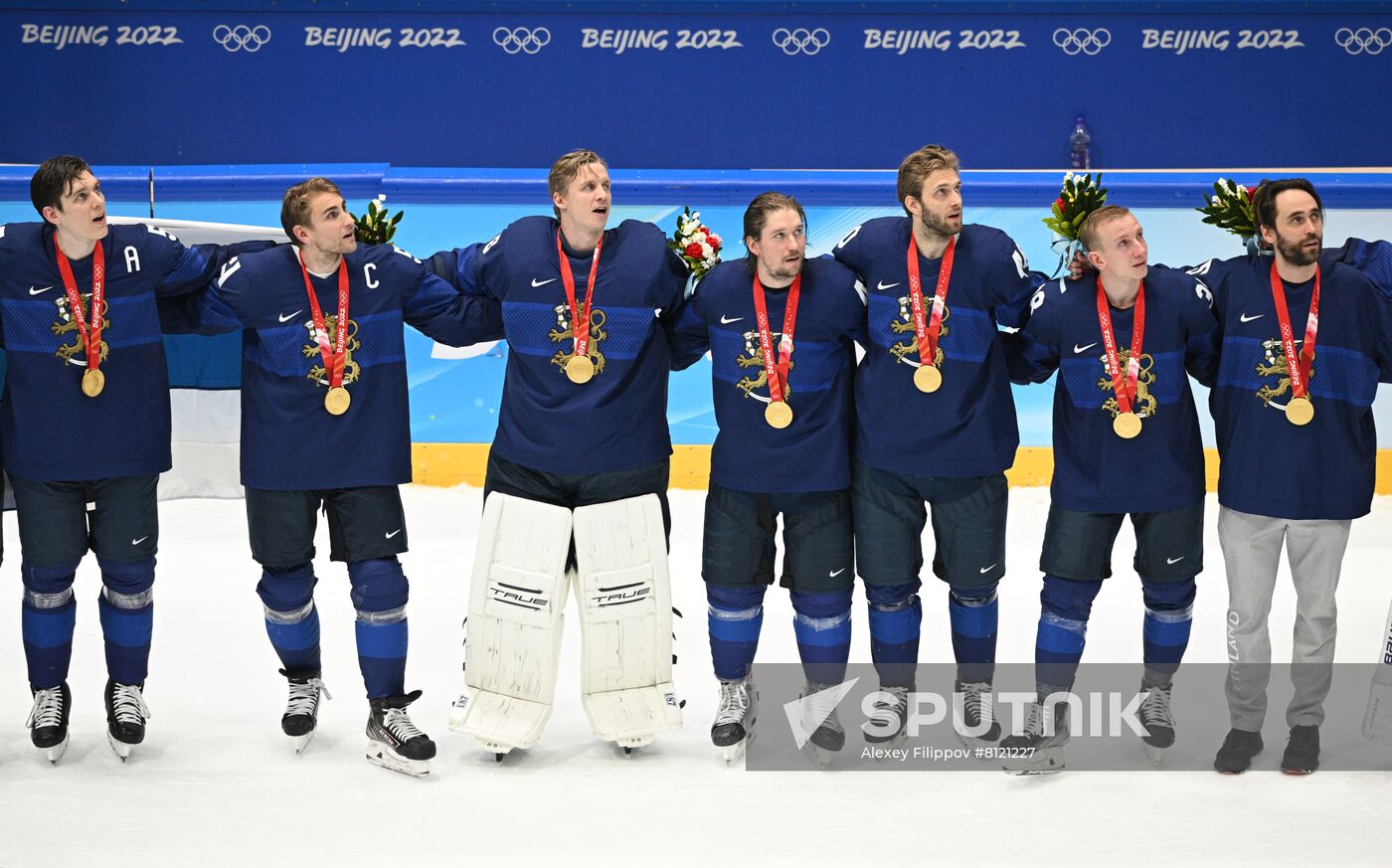 China Olympics 2022 Ice Hockey Finland - ROC