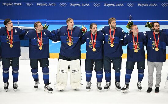 China Olympics 2022 Ice Hockey Finland - ROC